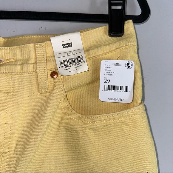 Free People x Levi’s Fresh 501 Original Cropped Jeans Size 29 - Picture 3 of 10